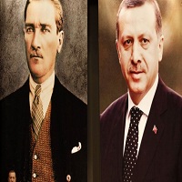 اردوغان و آتاتورک